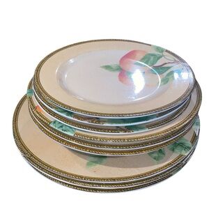 PTS International Interiors Newbury 9 Piece  Dinner Plate Bowl Salad Plate Set